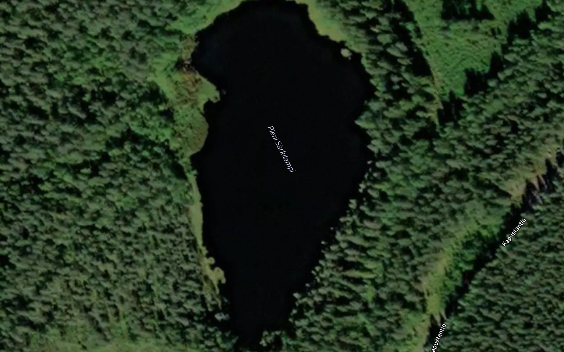 Satellite map of the Pieni Sarkilampi