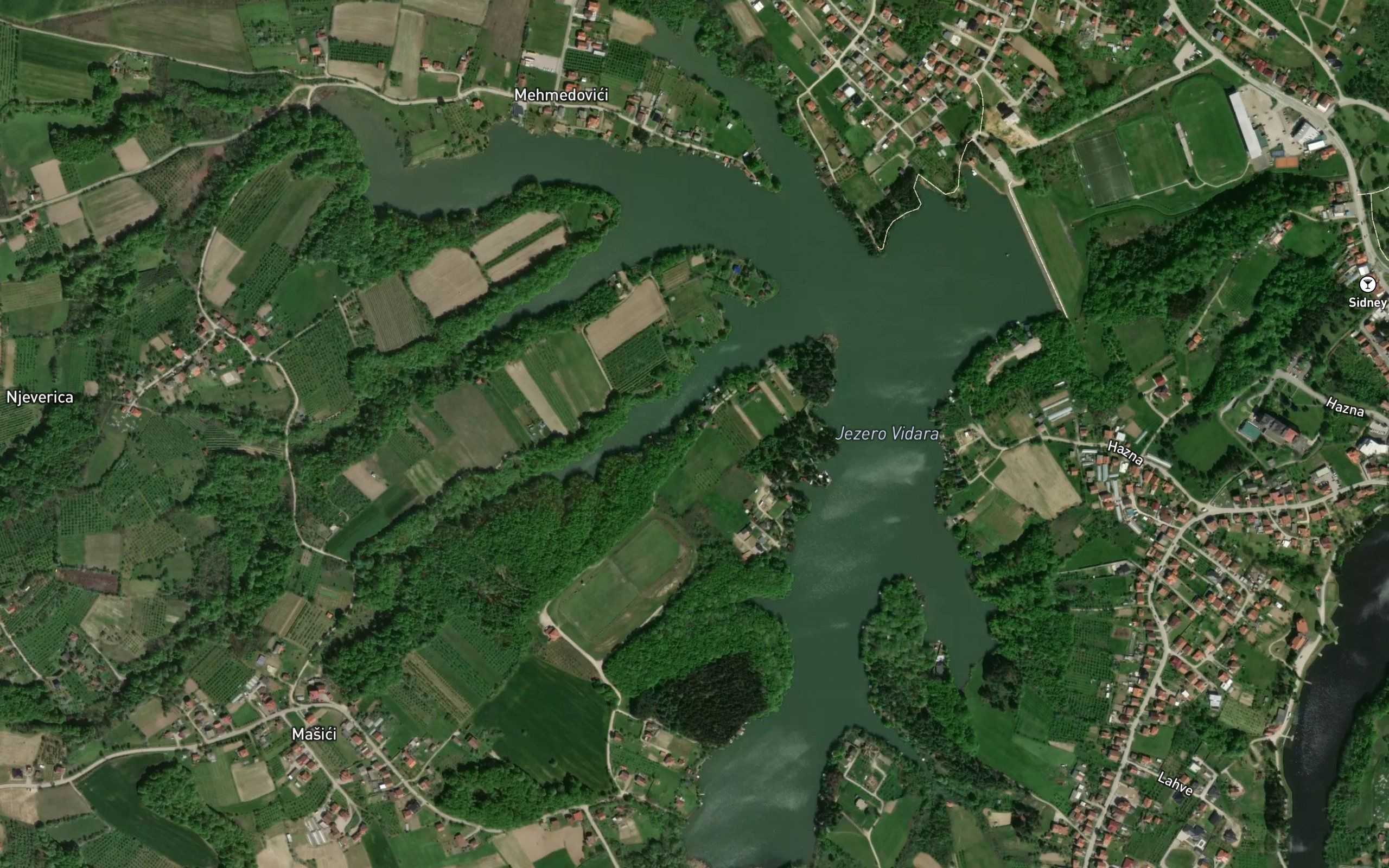 Jezero Vidara