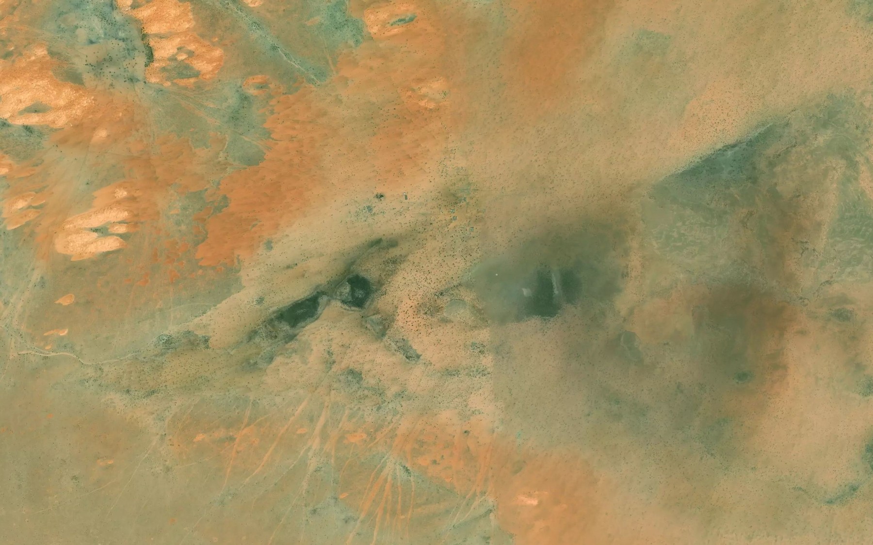 Satellite map of the 'Aoueinat el Hanech