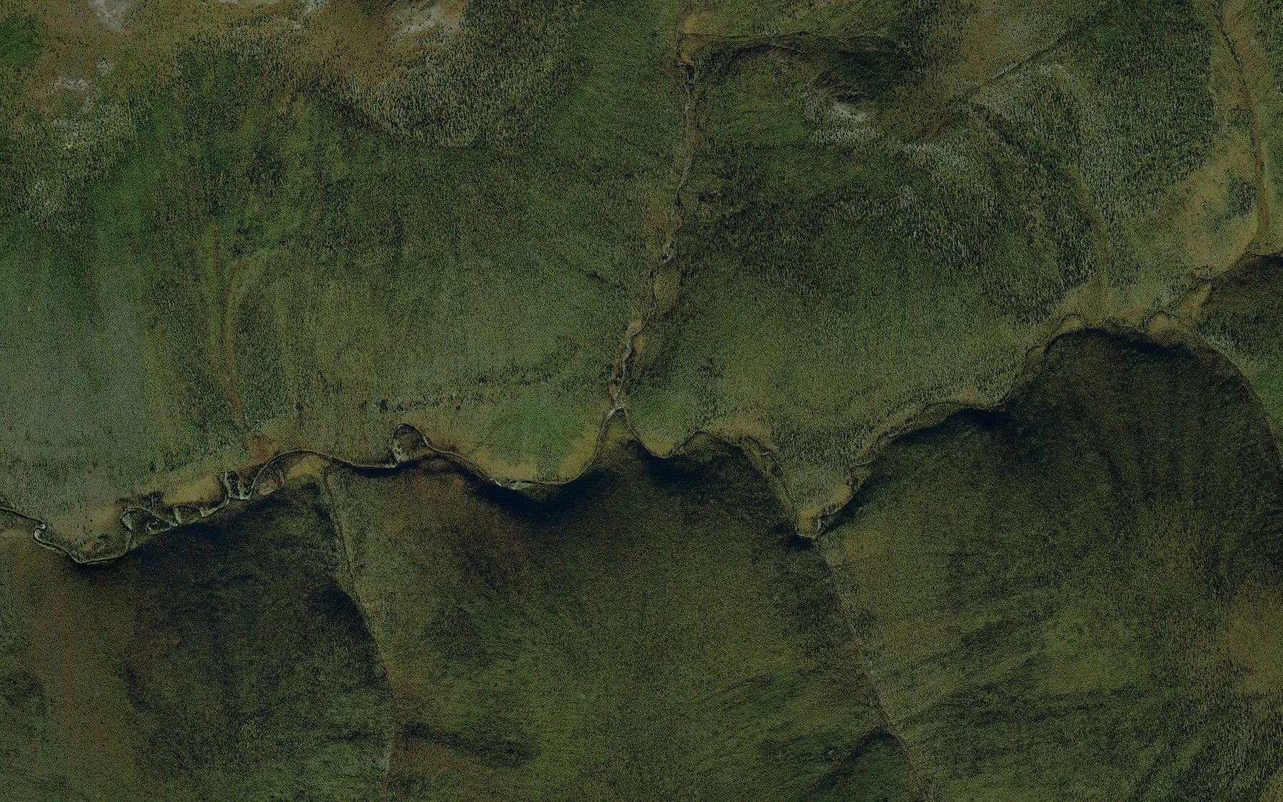 Satellite map of the Little Champion Creek