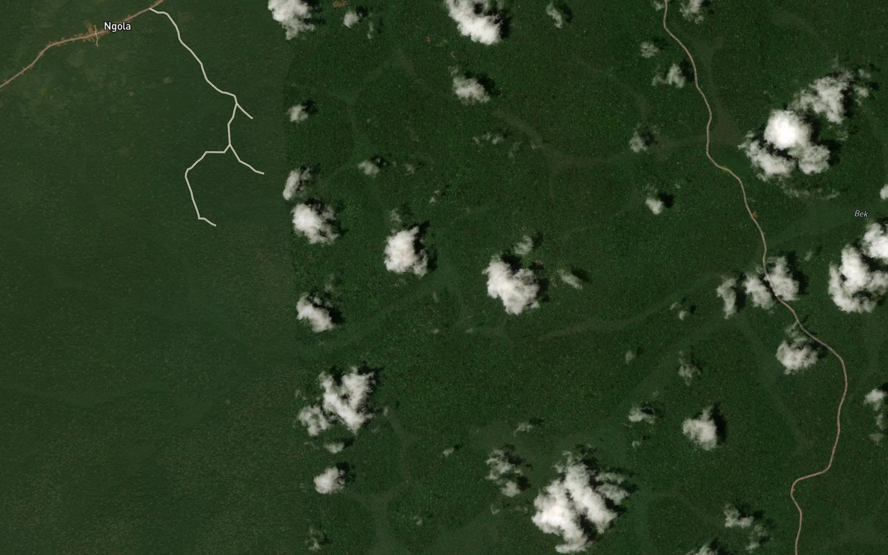 Satellite map of the Mada