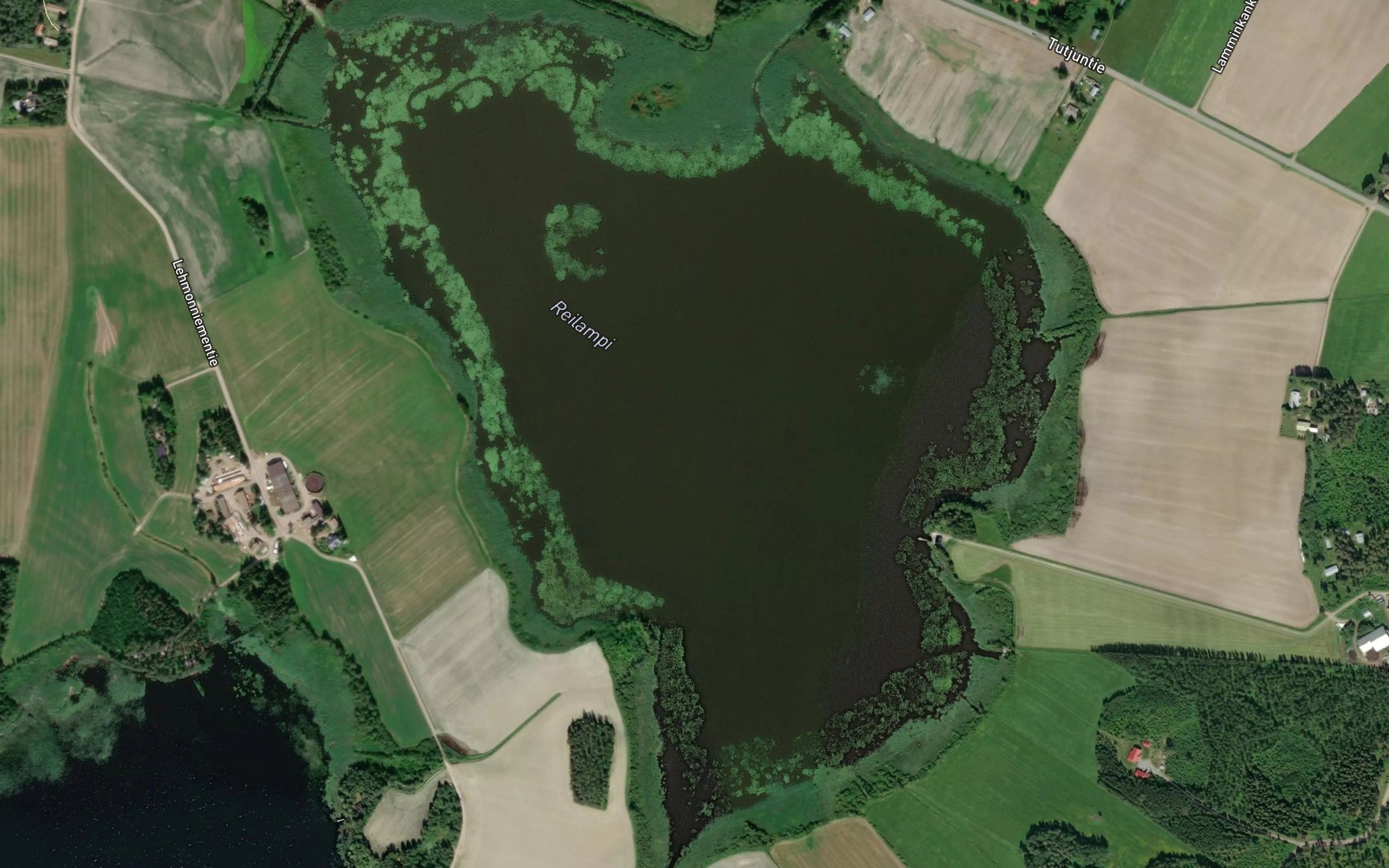 Satellite map of the Reilampi