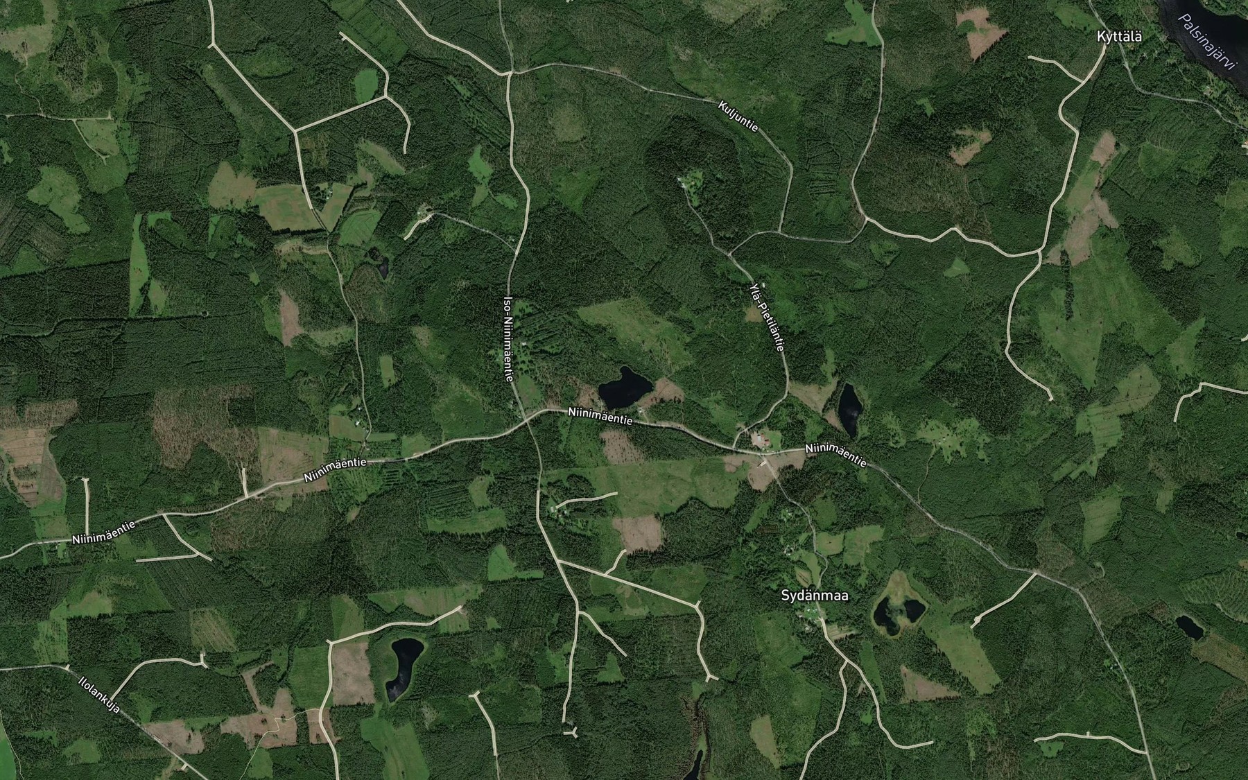 Satellite map of the Perajarvi