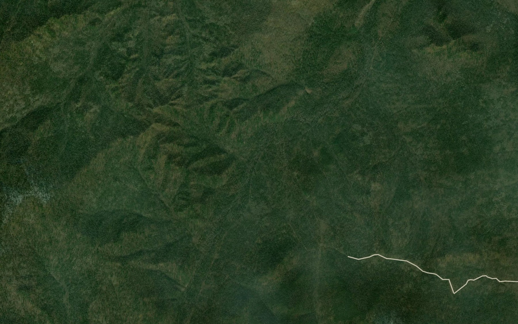 Satellite map of the Pryamoy