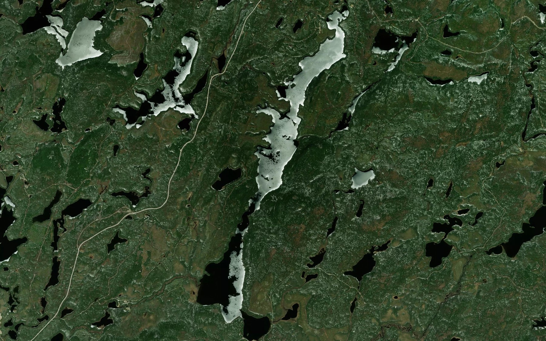 Satellite map of the Lac Doussin