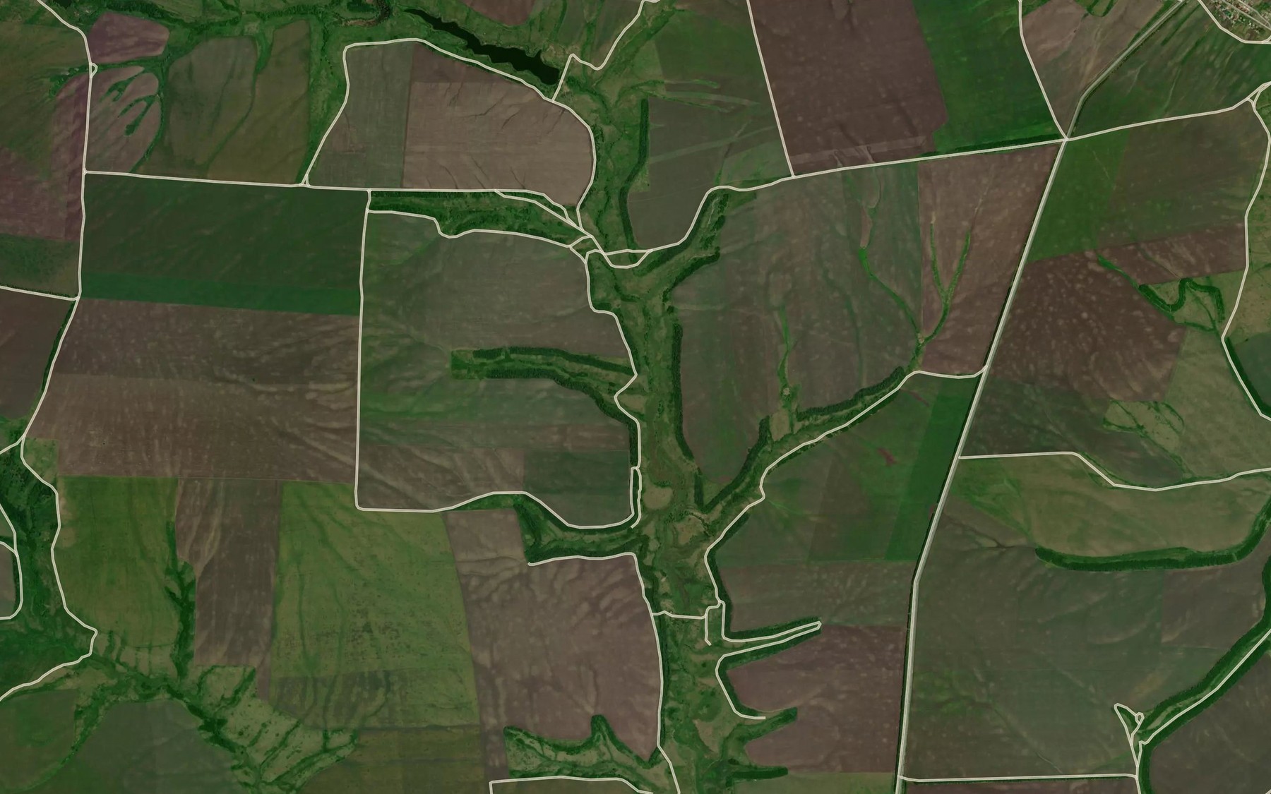 Satellite map of the Balka Lebedka