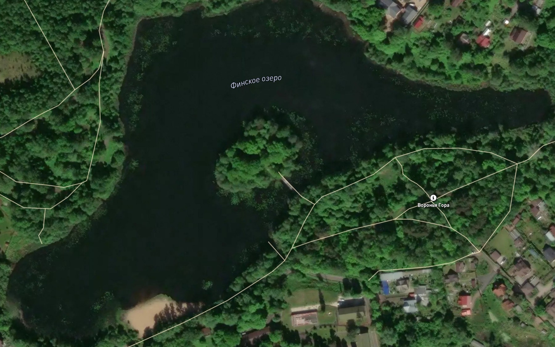 Satellite map of the Finskoye