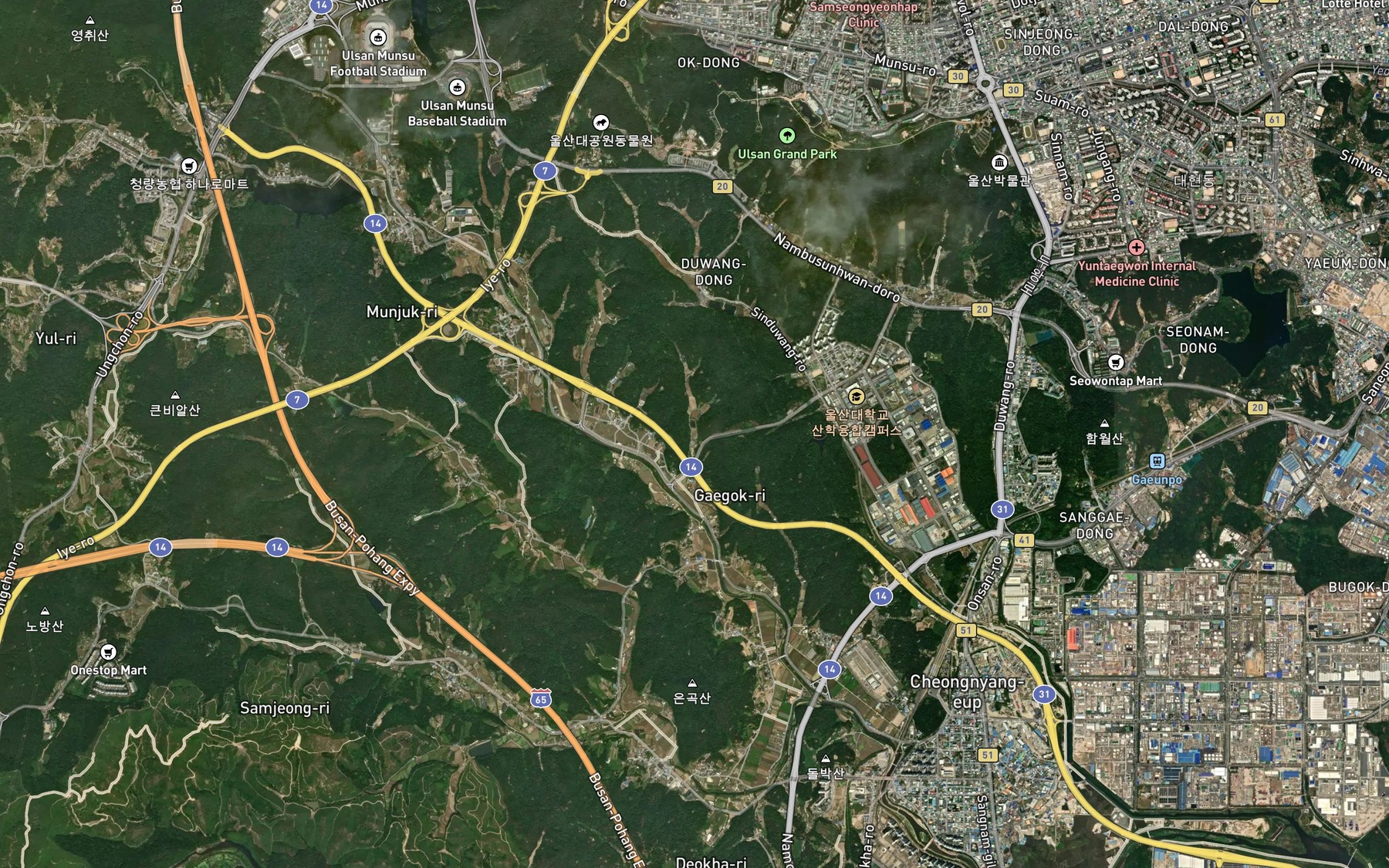 Satellite map of the Saemimot