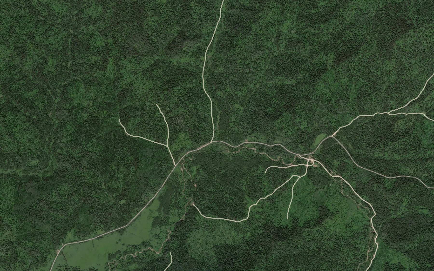 Satellite map of the Krutoloy