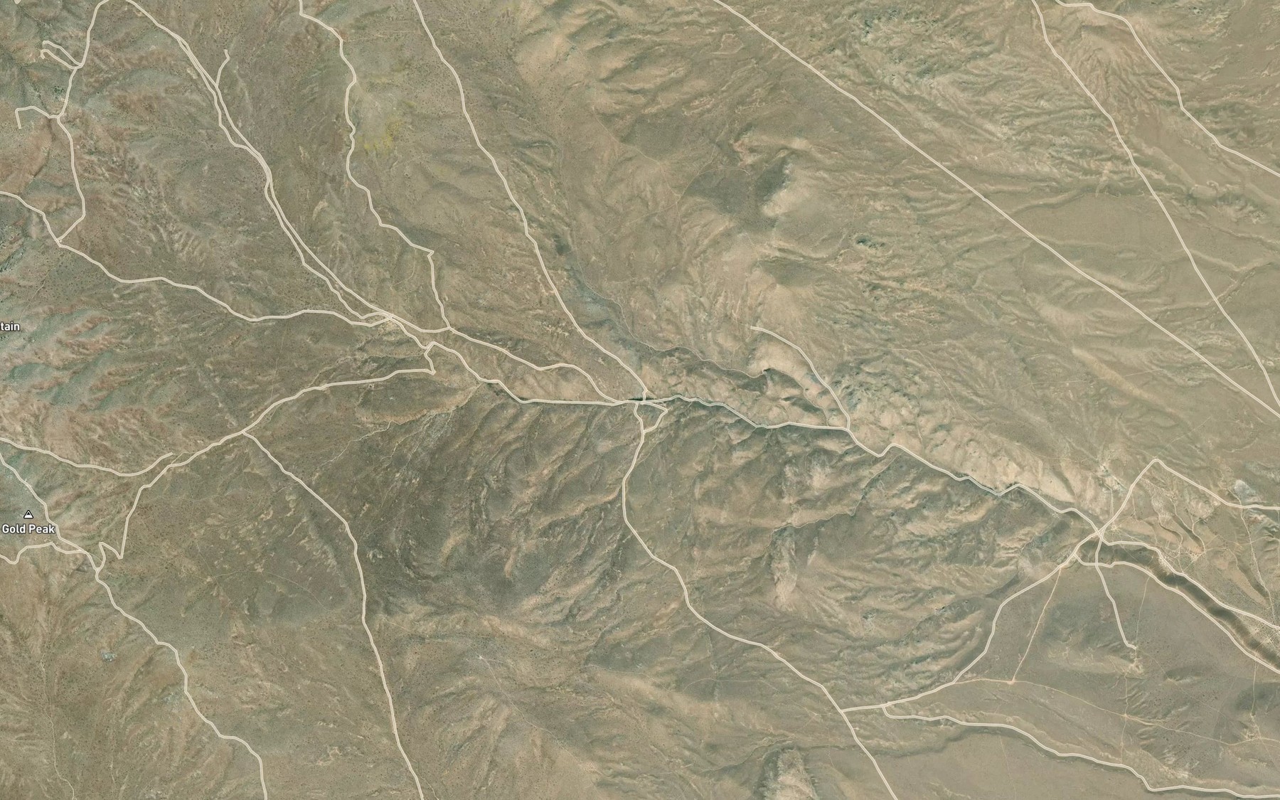 Satellite map of the Dove Spring