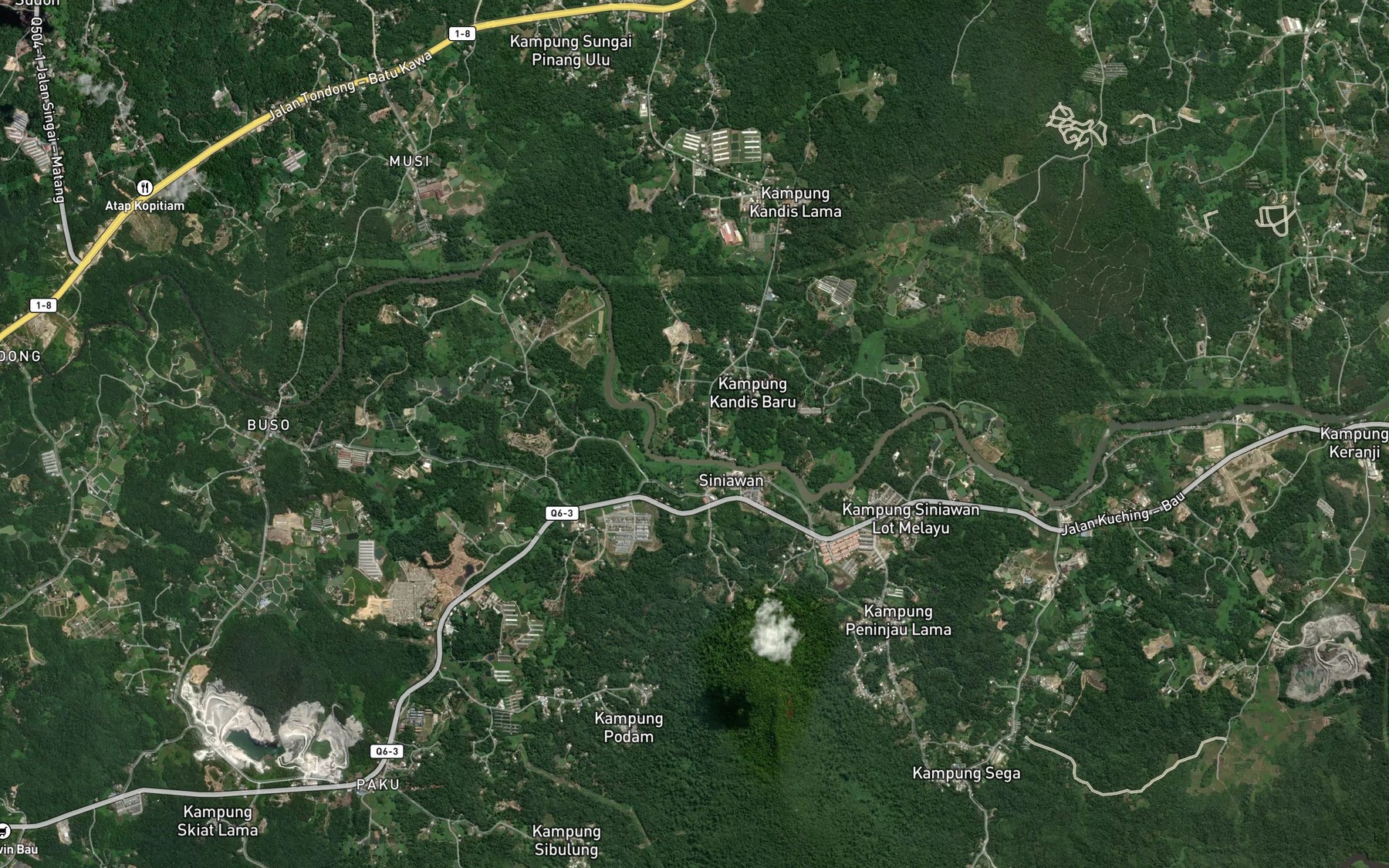 Satellite map of the Tanjong Kandis
