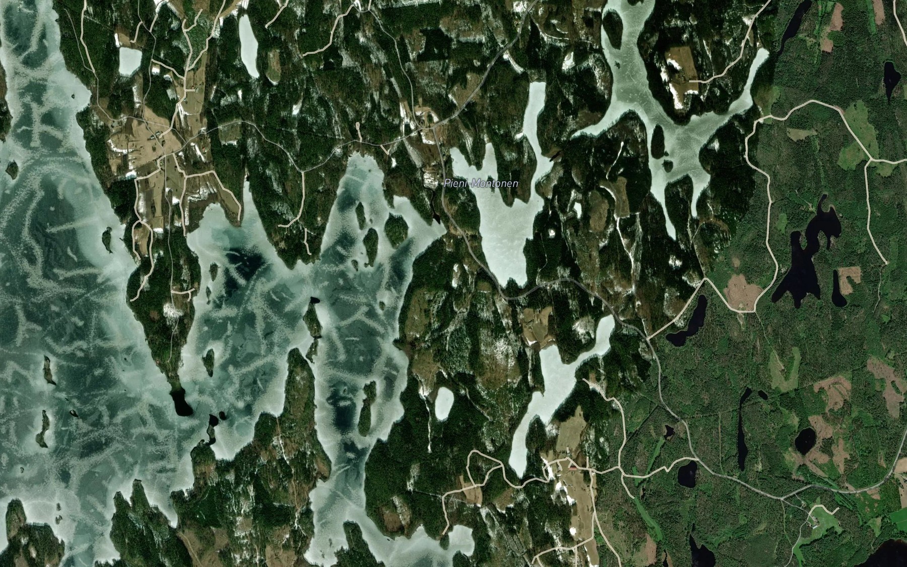 Satellite map of the Matalalampi