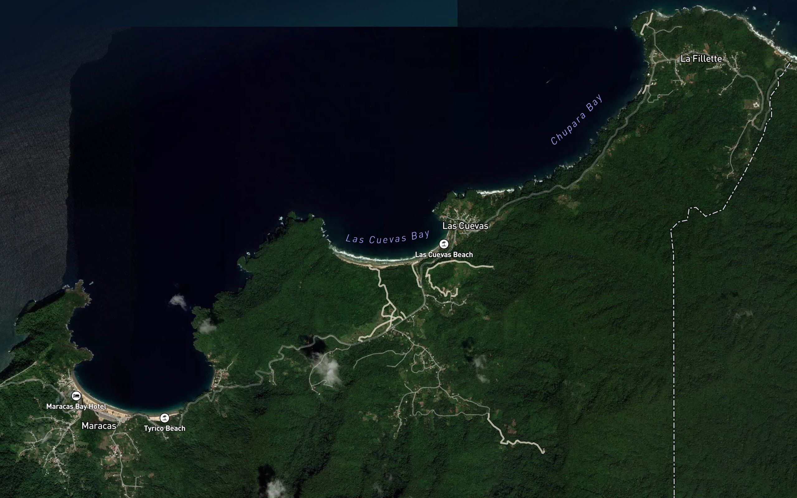 Las Cuevas Bay