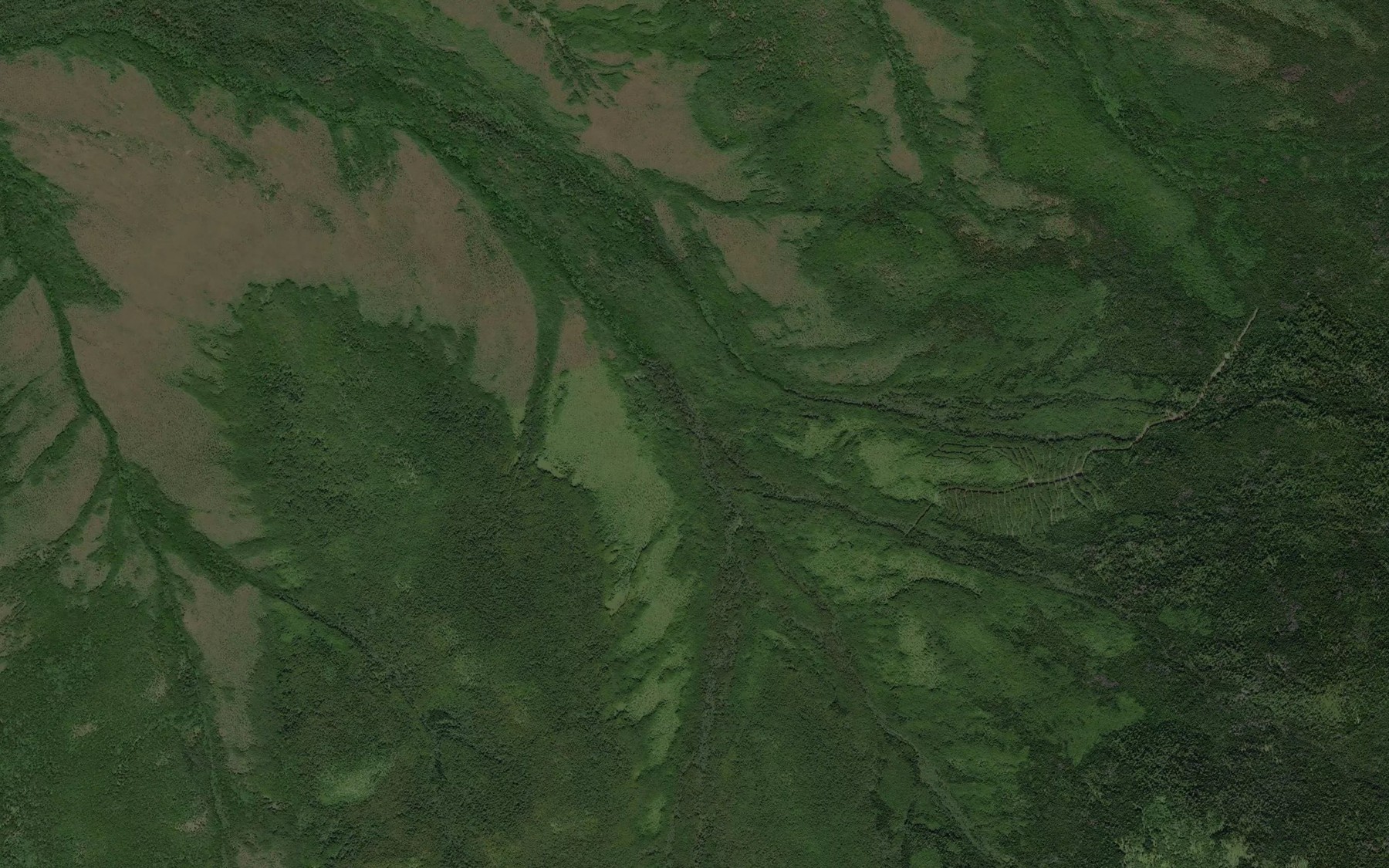 Satellite map of the Glukhoy