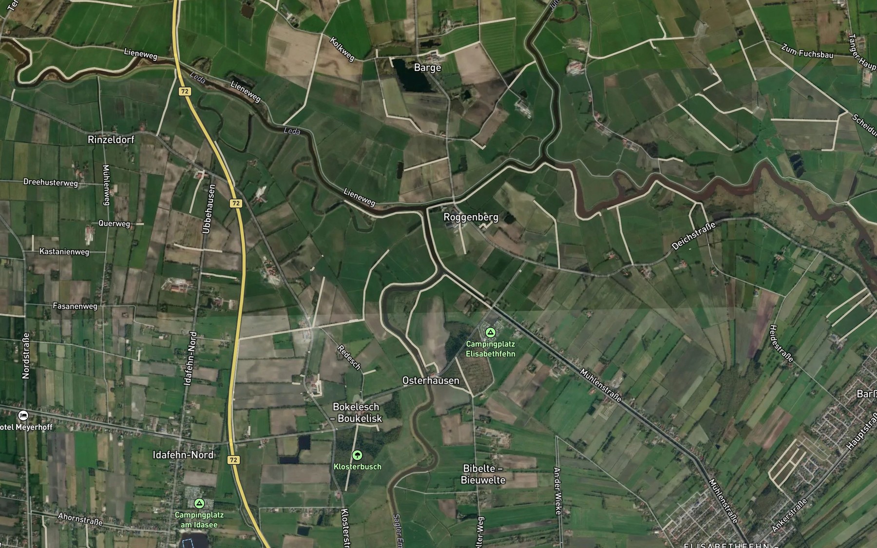 Satellite map of the Sagter Ems