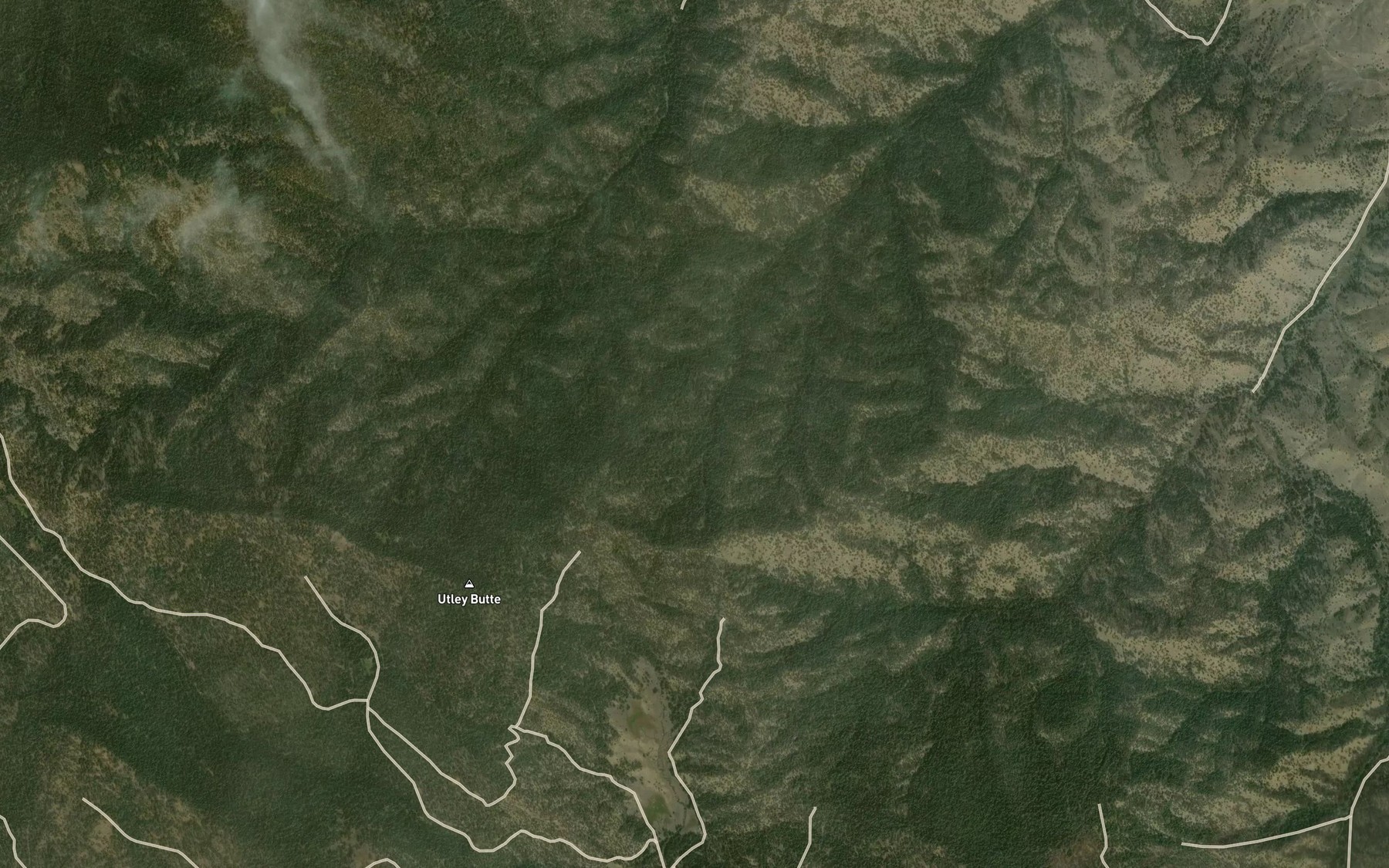 Satellite map of the Jacks Spring