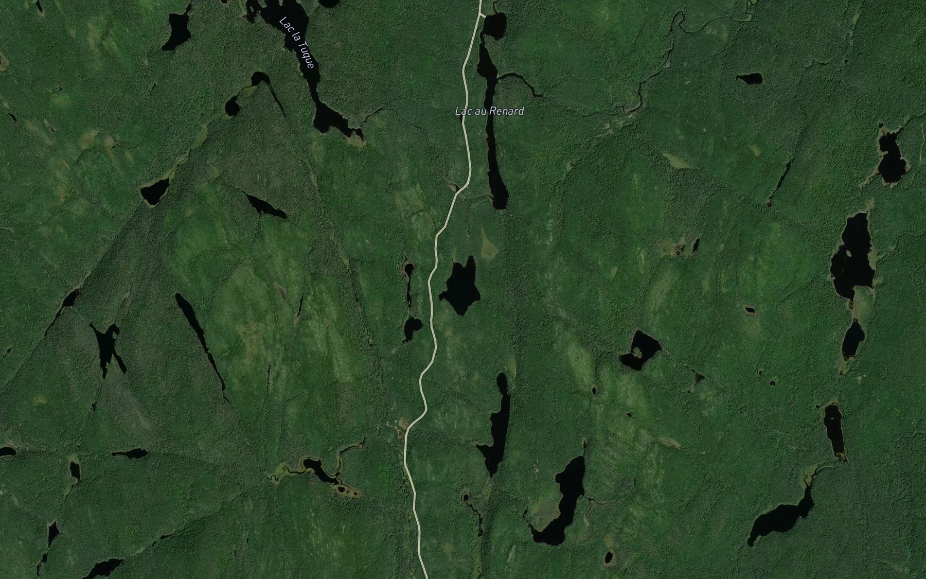 Satellite map of the Lac Kawayakckoteakmak