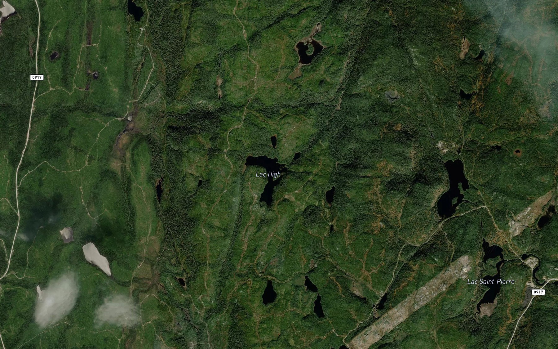 Satellite map of the Lac High