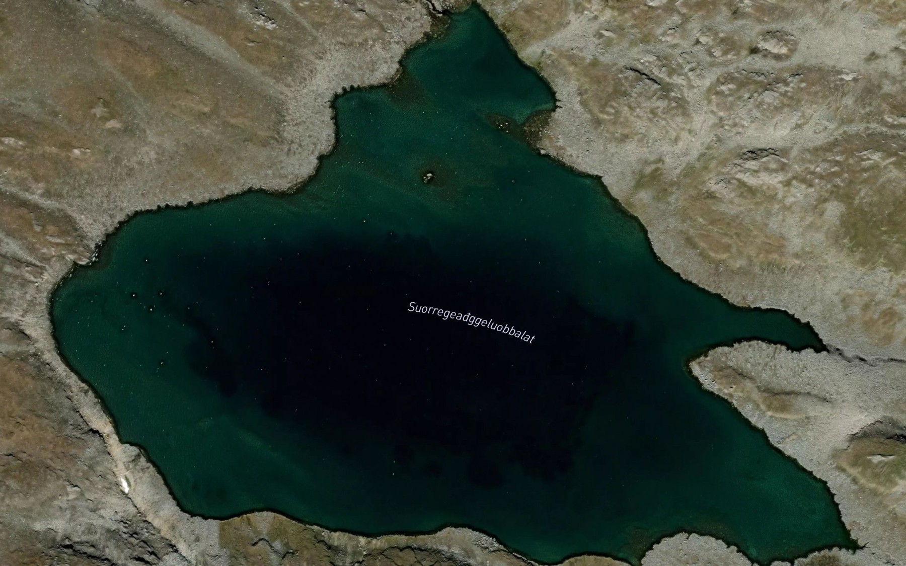 Satellite map of the Suorregaeggeluobbalat