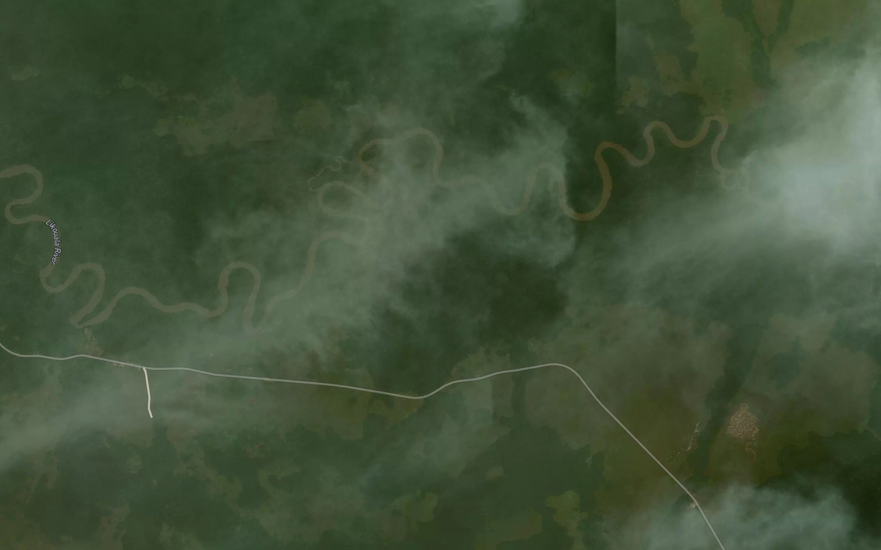 Satellite map of the Koadiba
