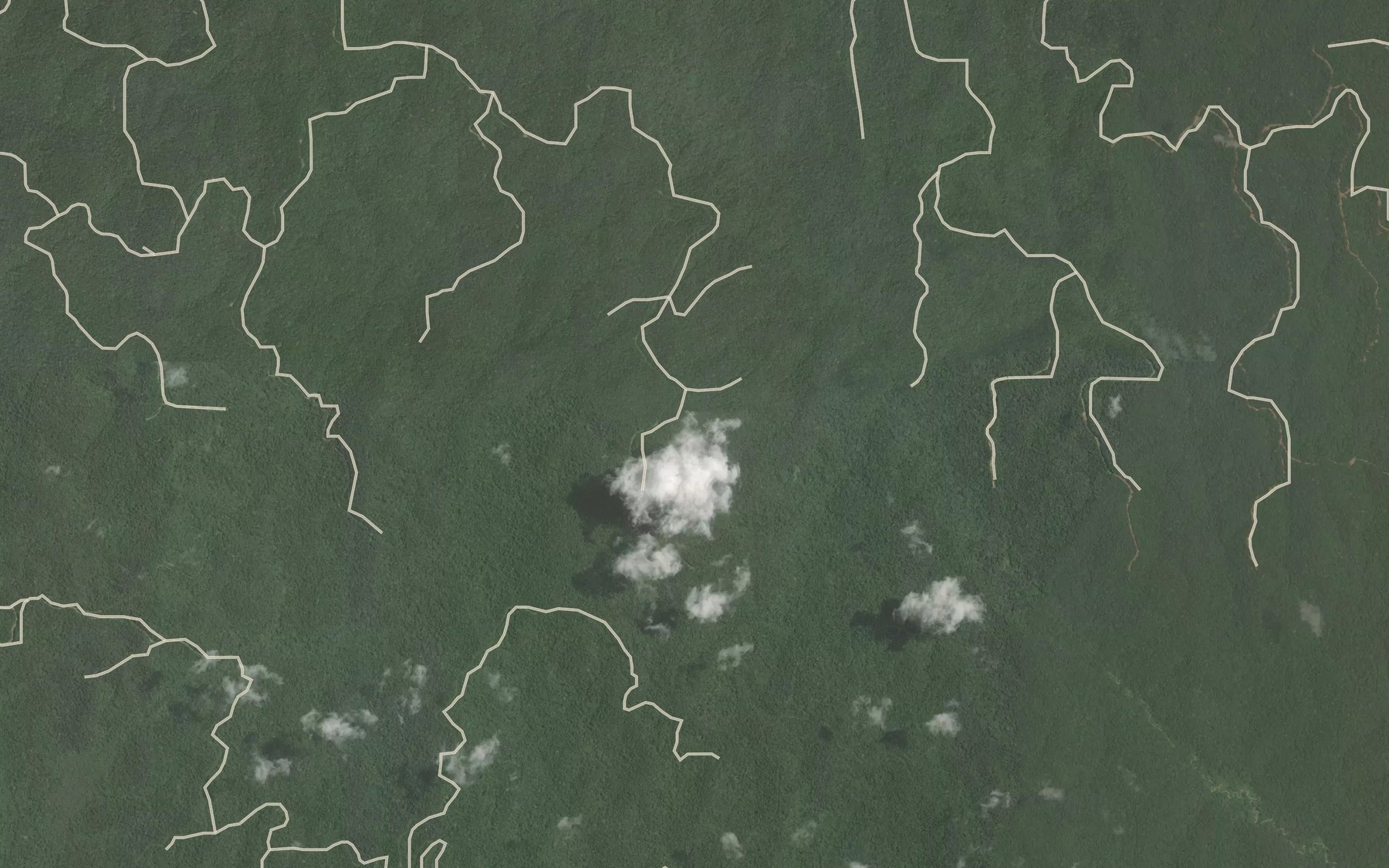 Satellite map of the Bassangui