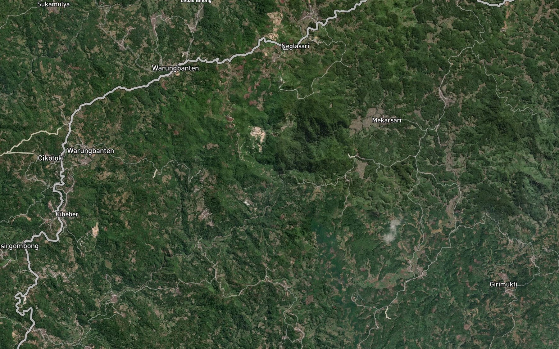 Satellite map of the Ci Astam
