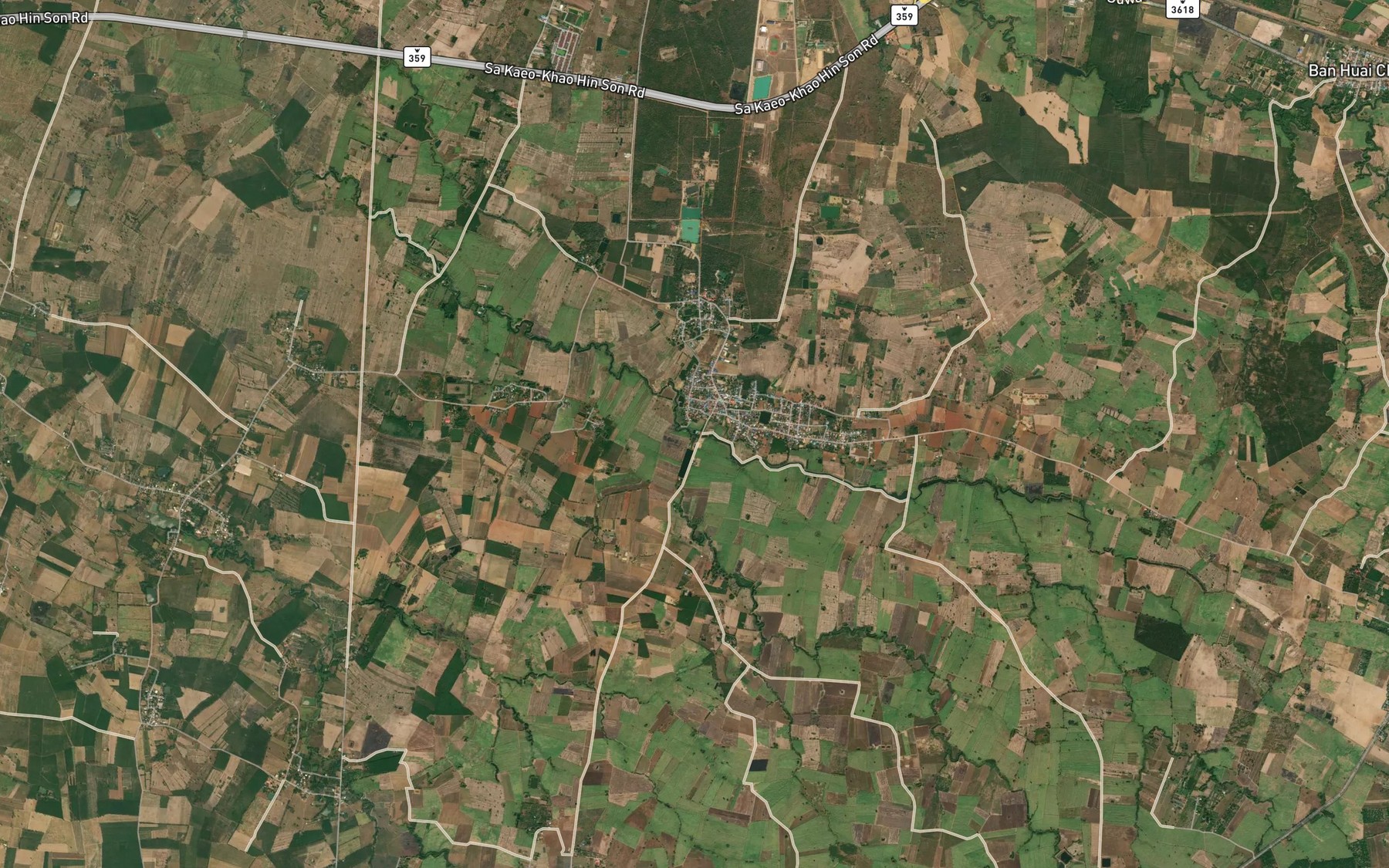 Satellite map of the Khlong Yang