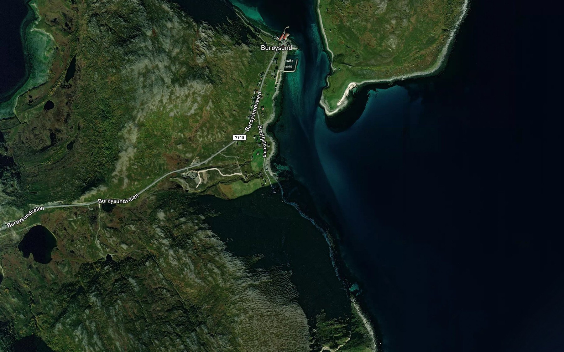 Satellite map of the Svannesvika