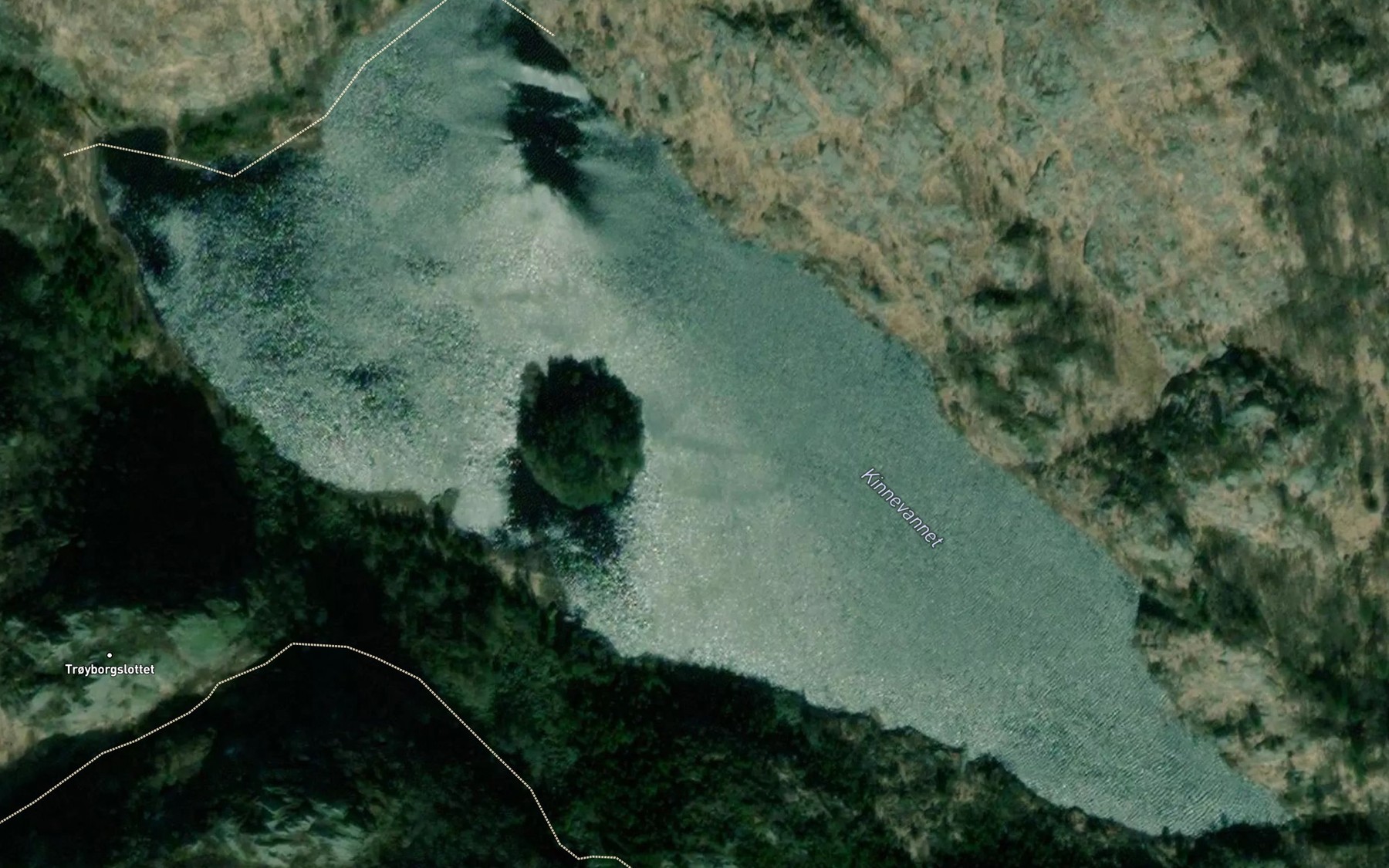 Satellite map of the Tjornsvatnet