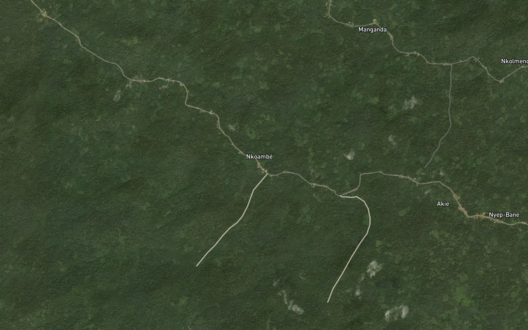 Satellite map of the Akiebama
