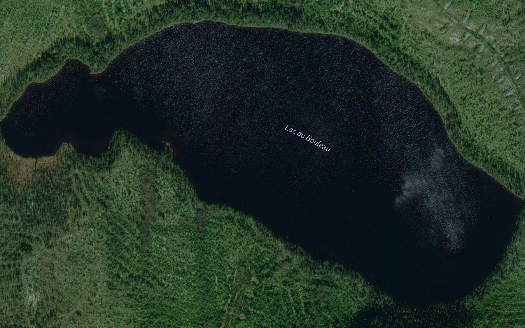 Satellite map of the Lac du Bouleau