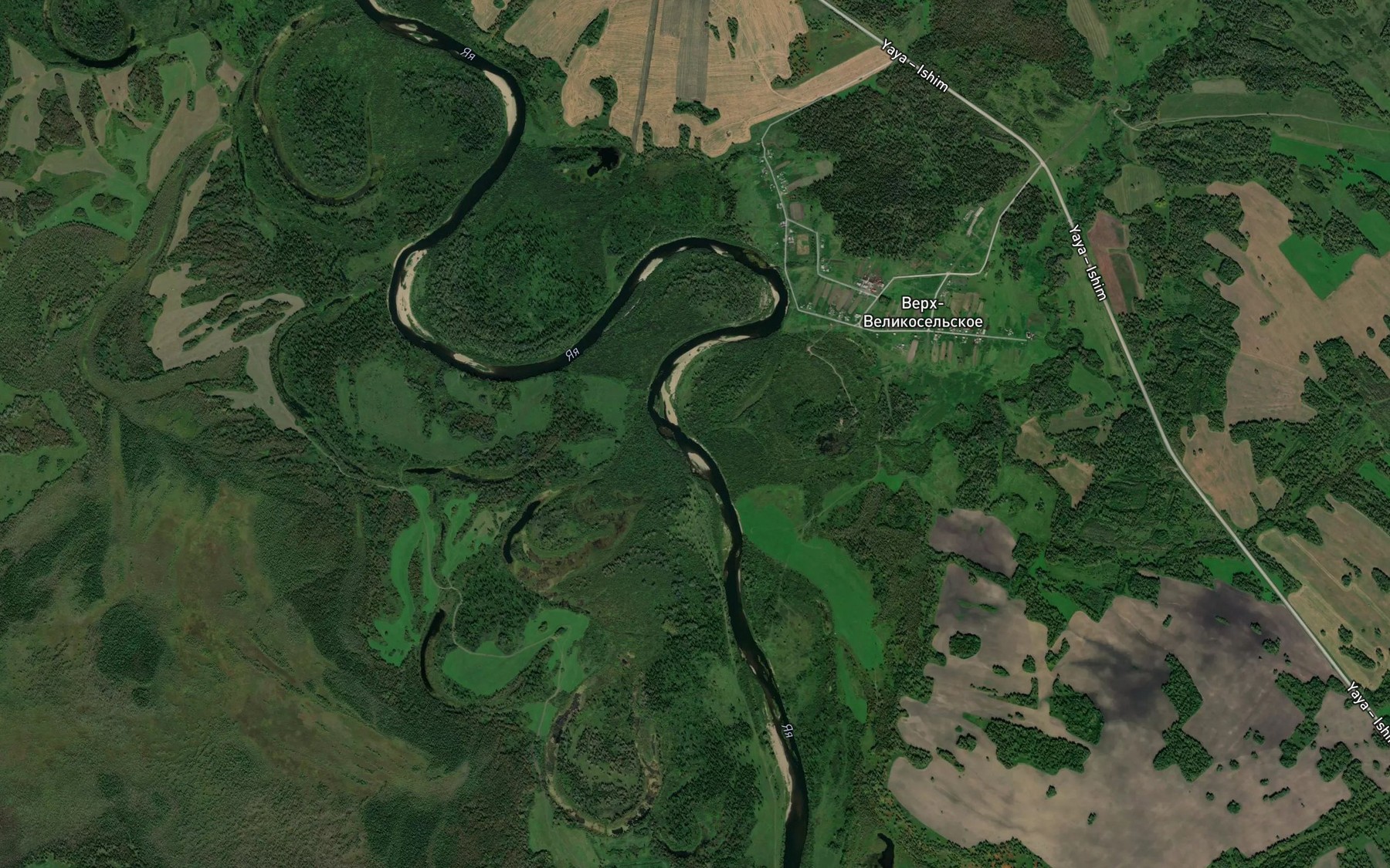 Satellite map of the Kolyon