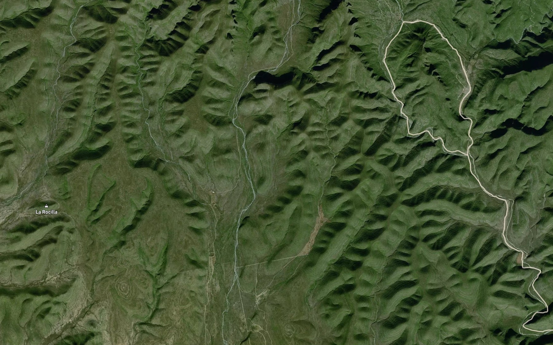 Satellite map of the Rincon los Caballos