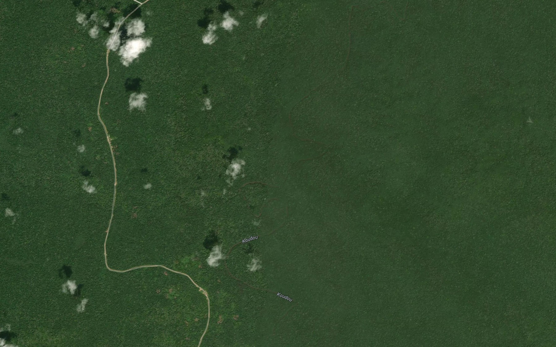 Satellite map of the Mobessie