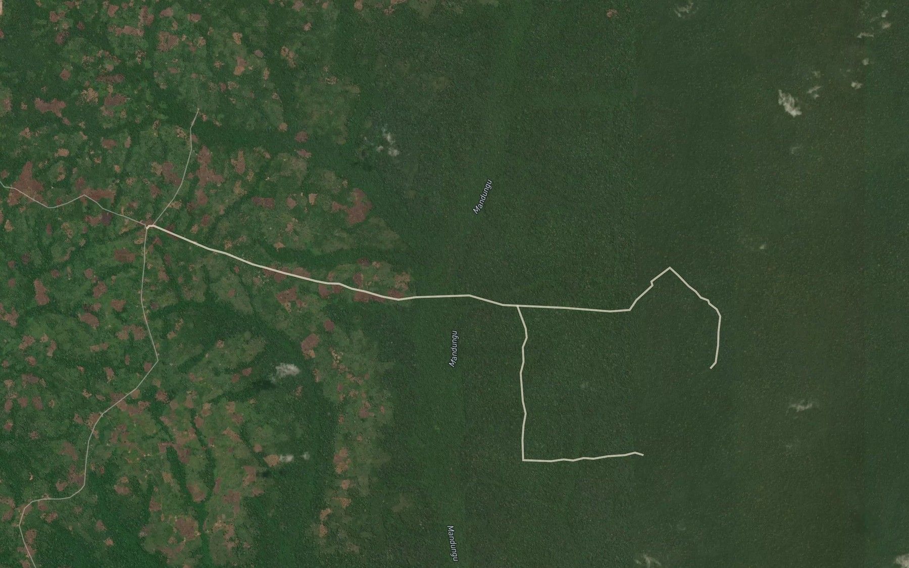 Satellite map of the Tobga
