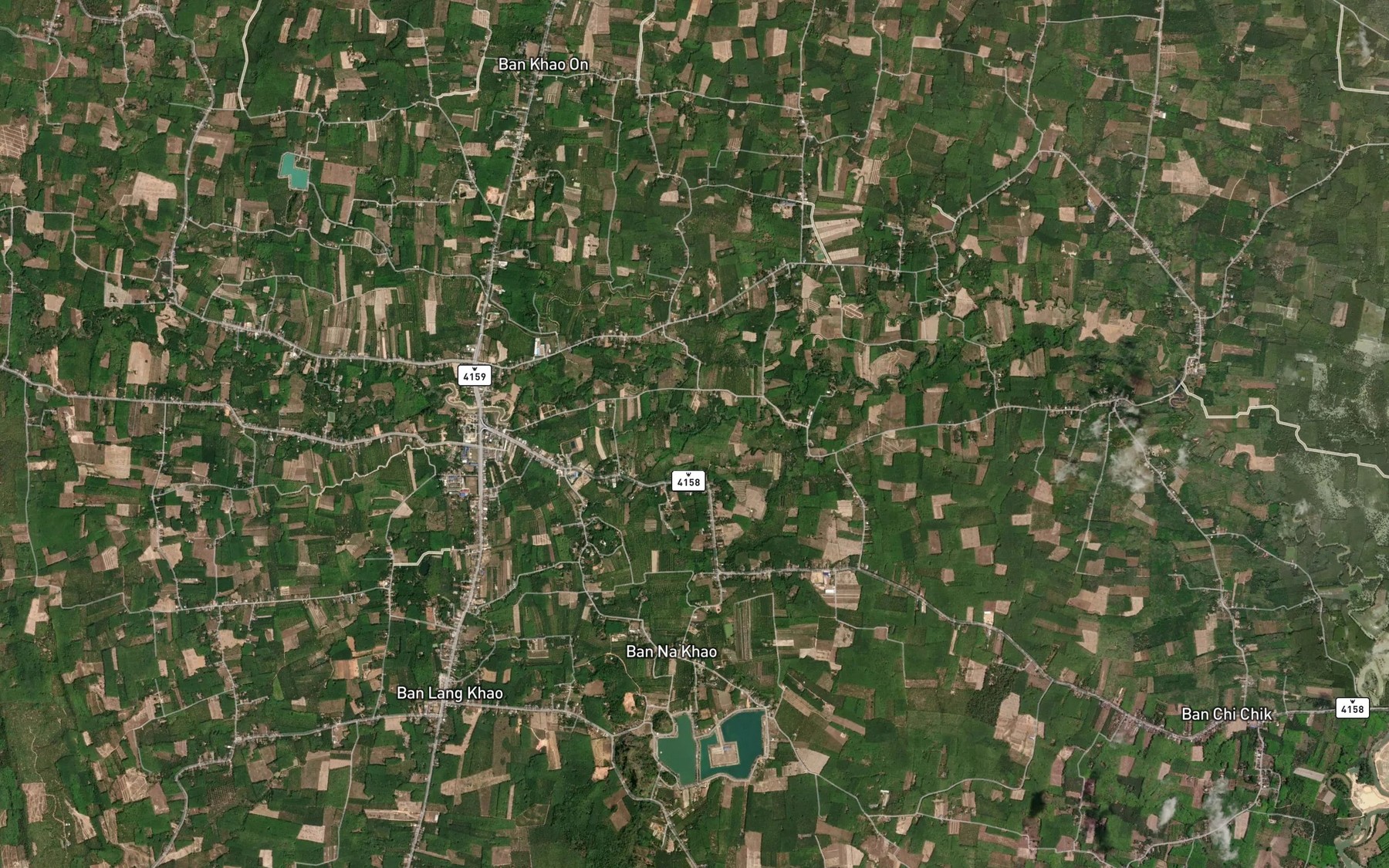 Satellite map of the Khlong Bang Kum