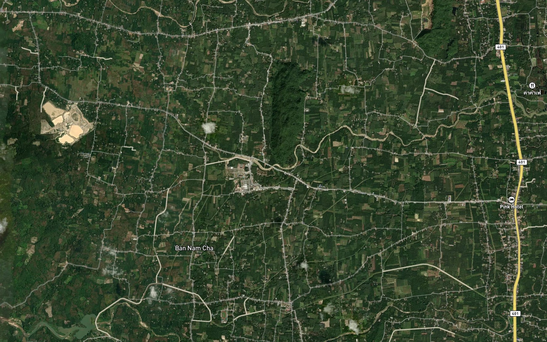 Satellite map of the Khlong Rum Prik