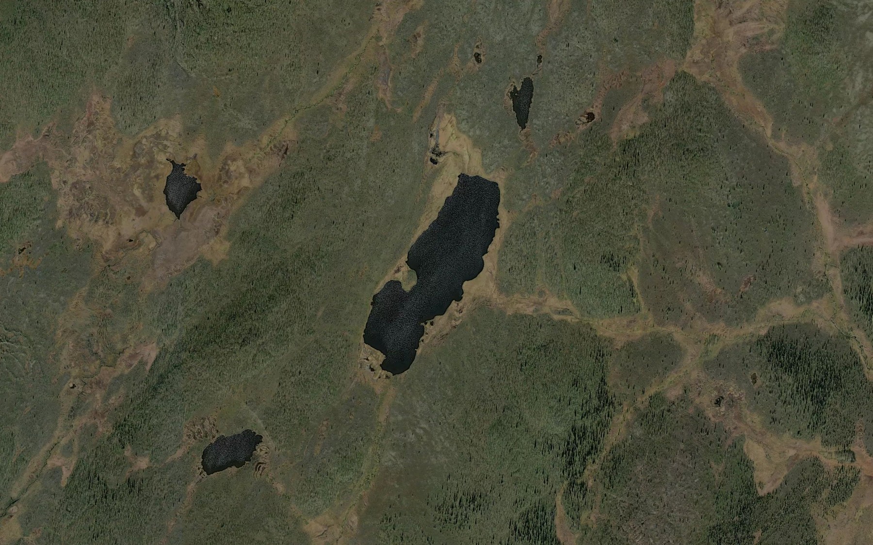 Satellite map of the Analahjavri