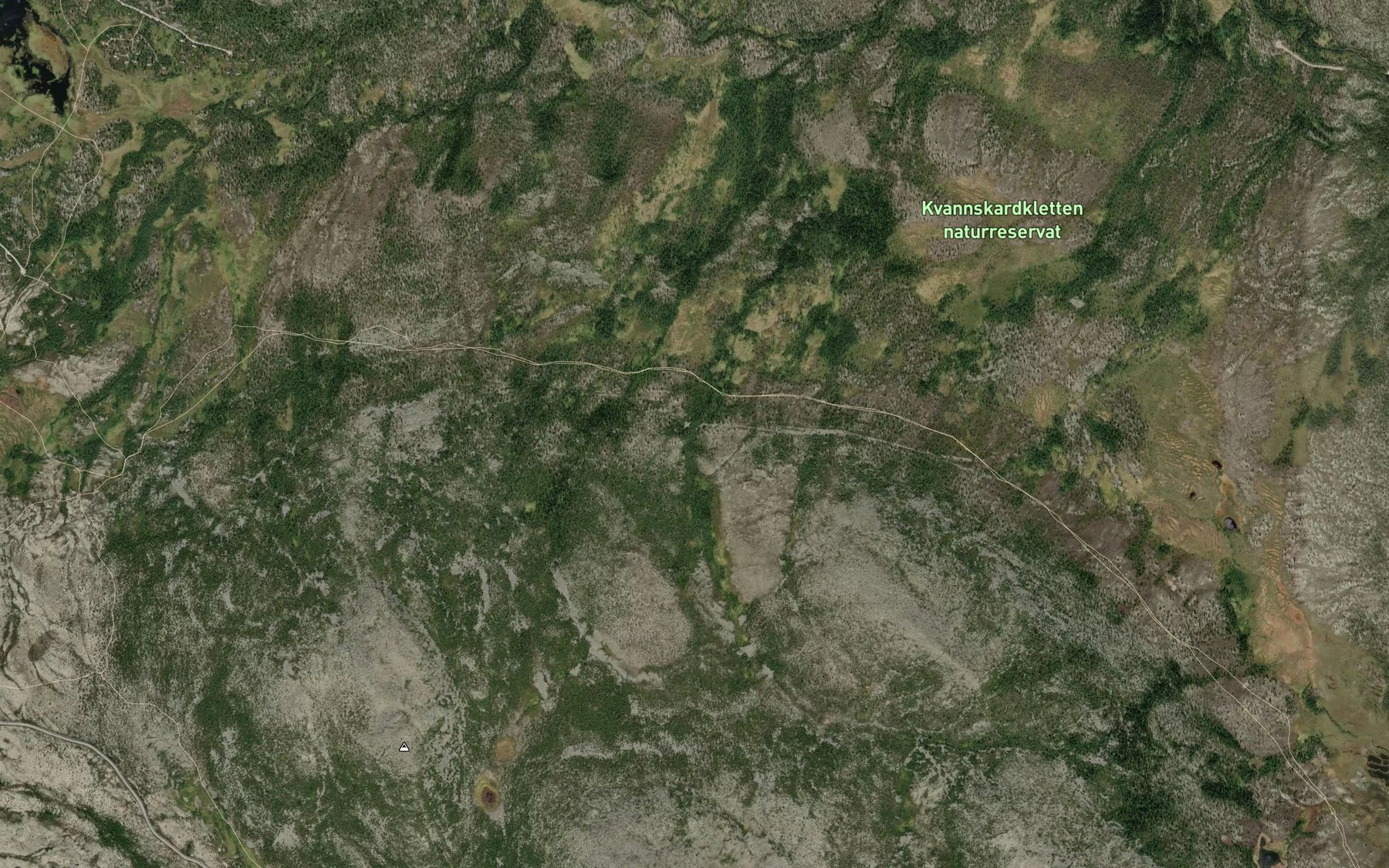 Satellite map of the Bjornvollbekken