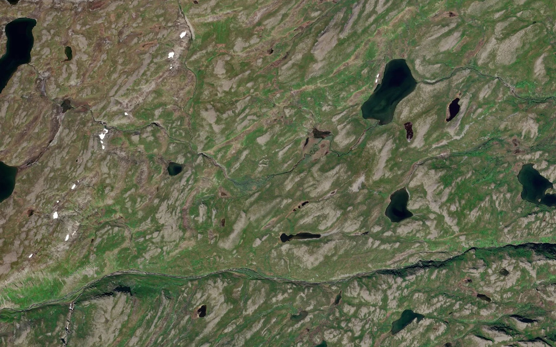 Satellite map of the Gamoluohjakka