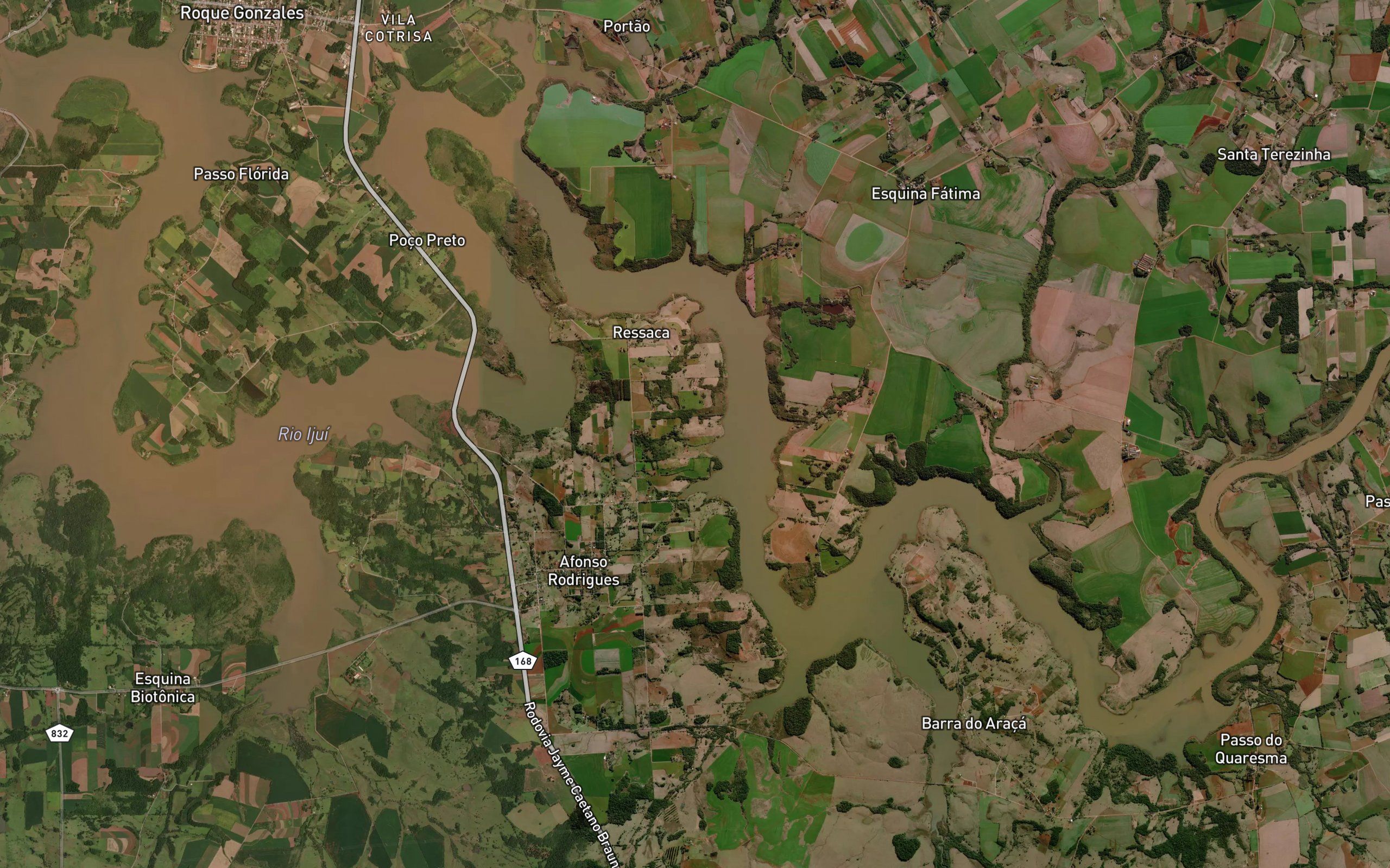 Represa da Usina Hidreletrica Passo Sao Joao