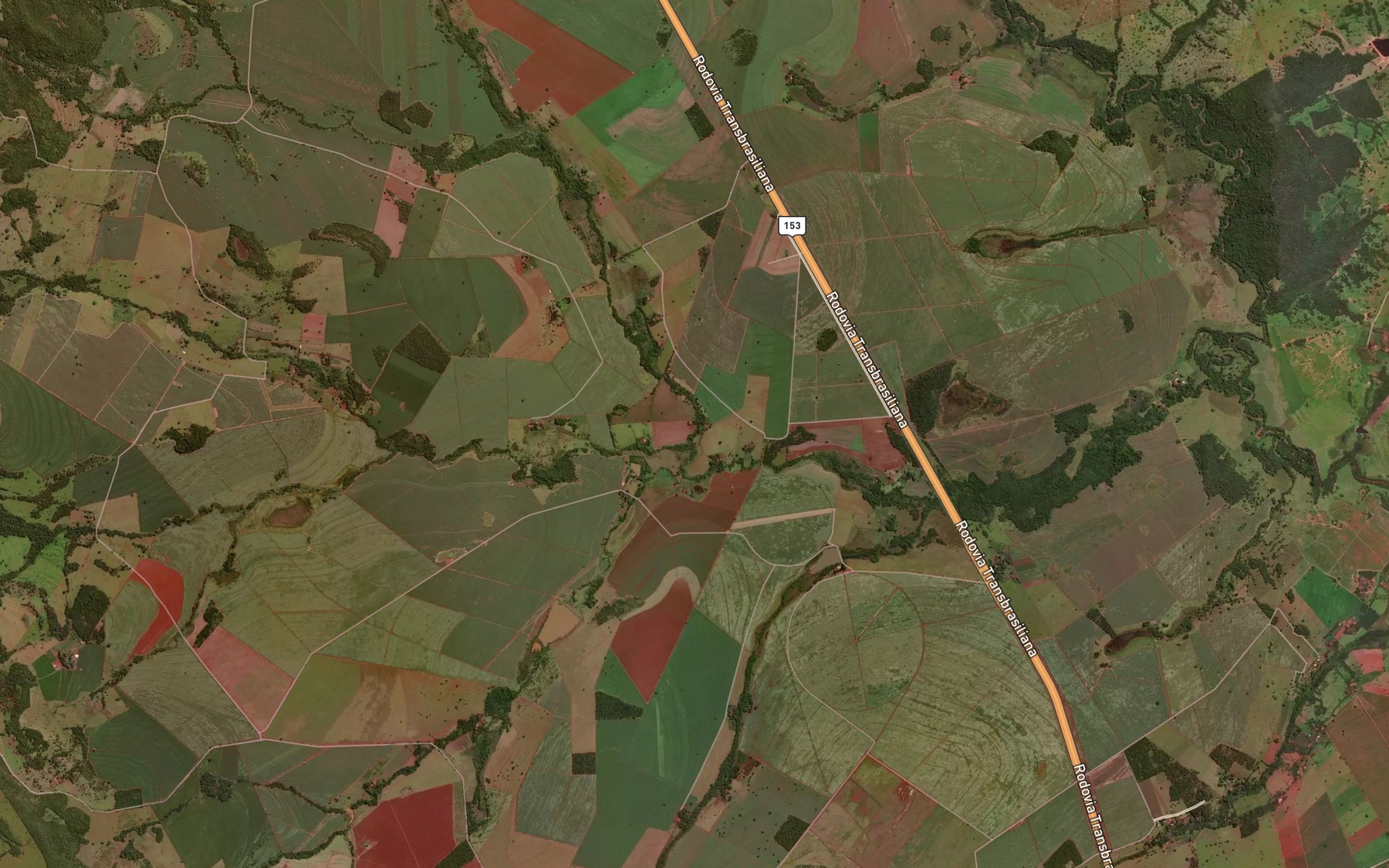 Satellite map of the Corrego do Palmito