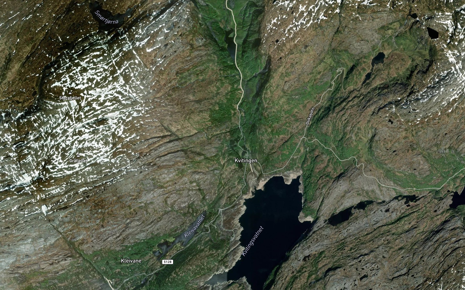 Satellite map of the Stolabekken