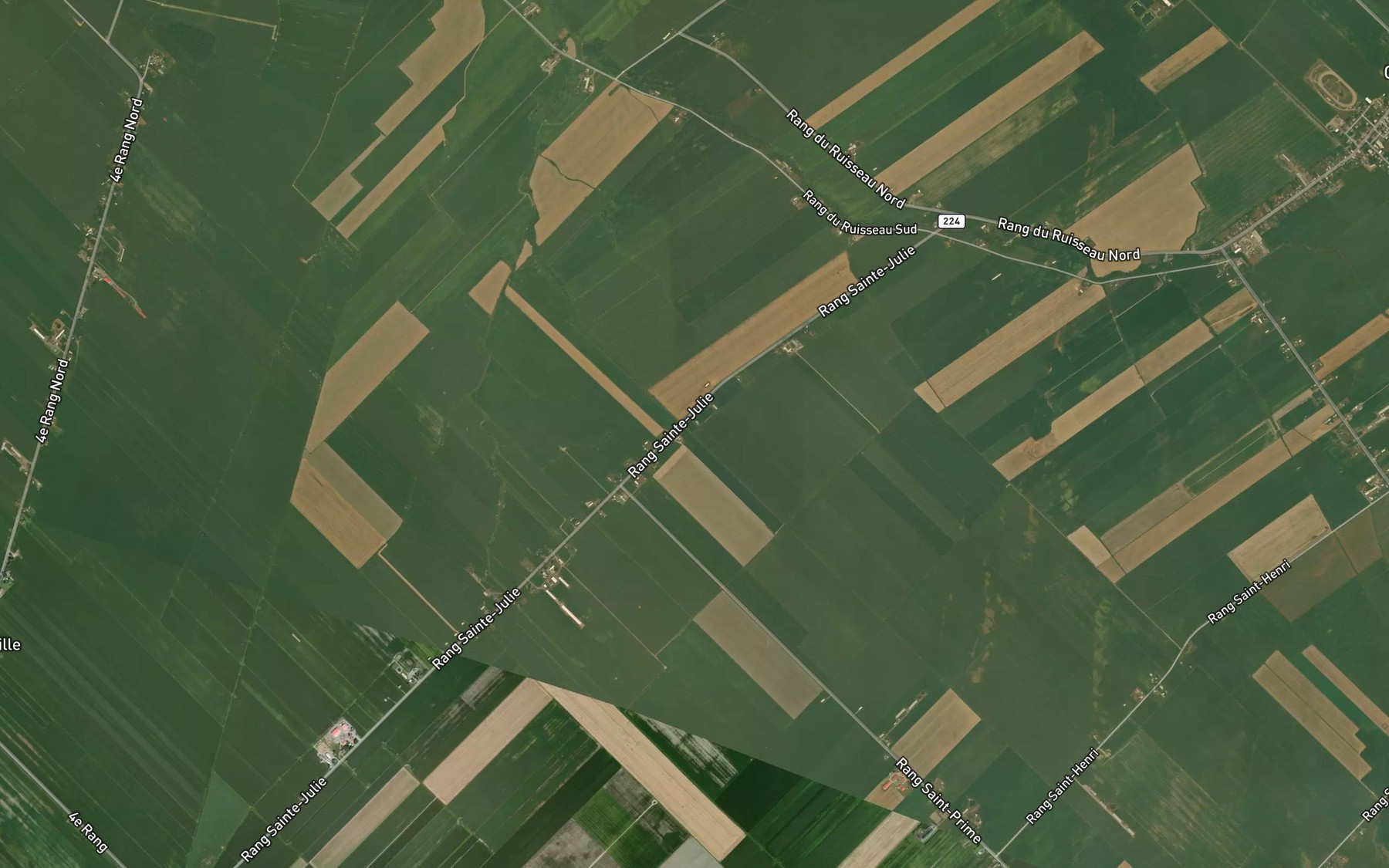 Satellite map of the Decharge des Vingt de Sainte-Julie