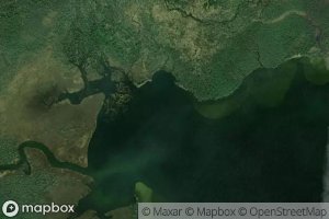 Satellite map of the Bullhead Bay