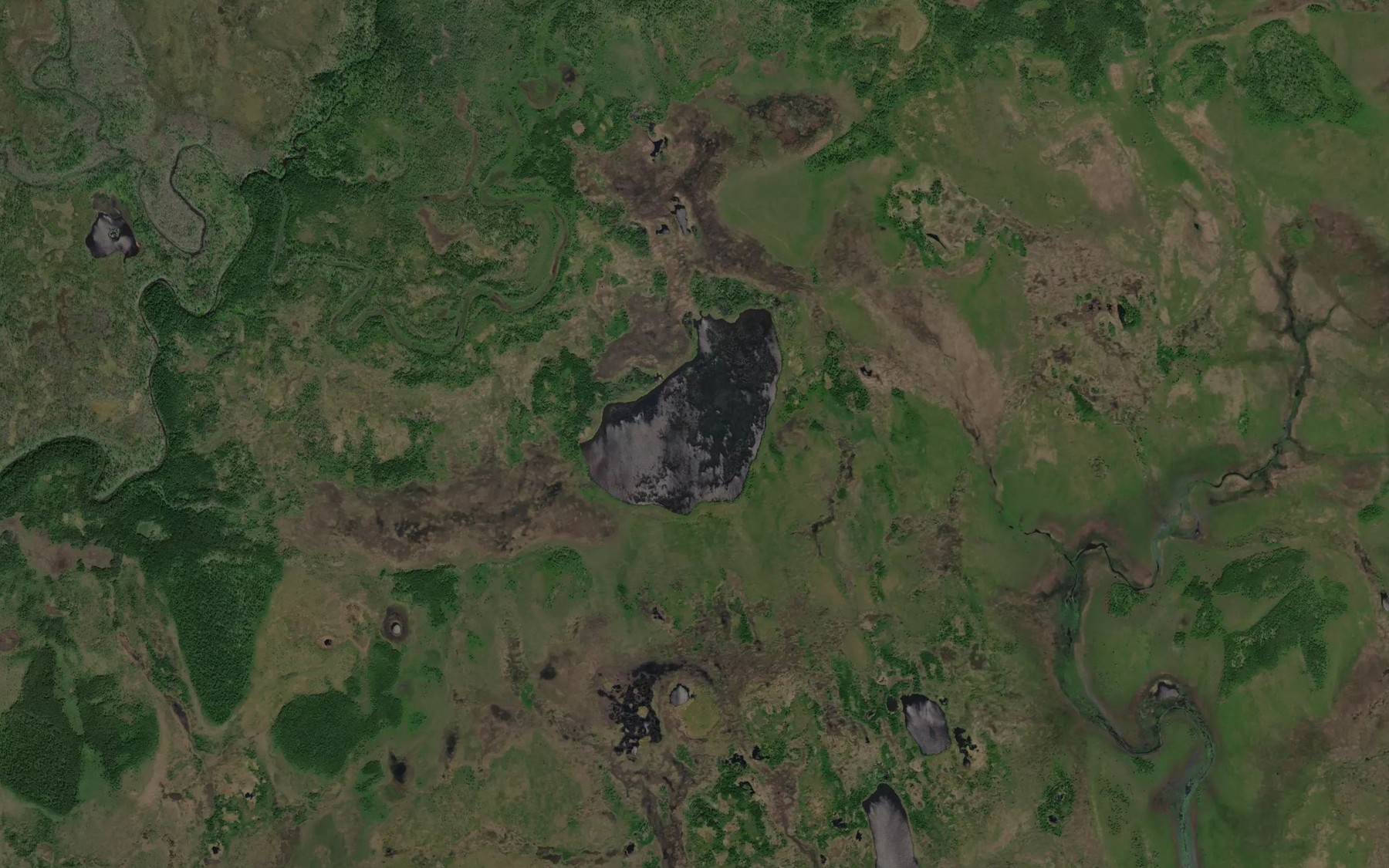 Satellite map of the Ozero Mokhovoye