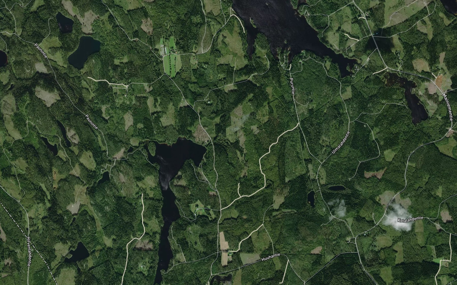 Satellite map of the Myllylampi
