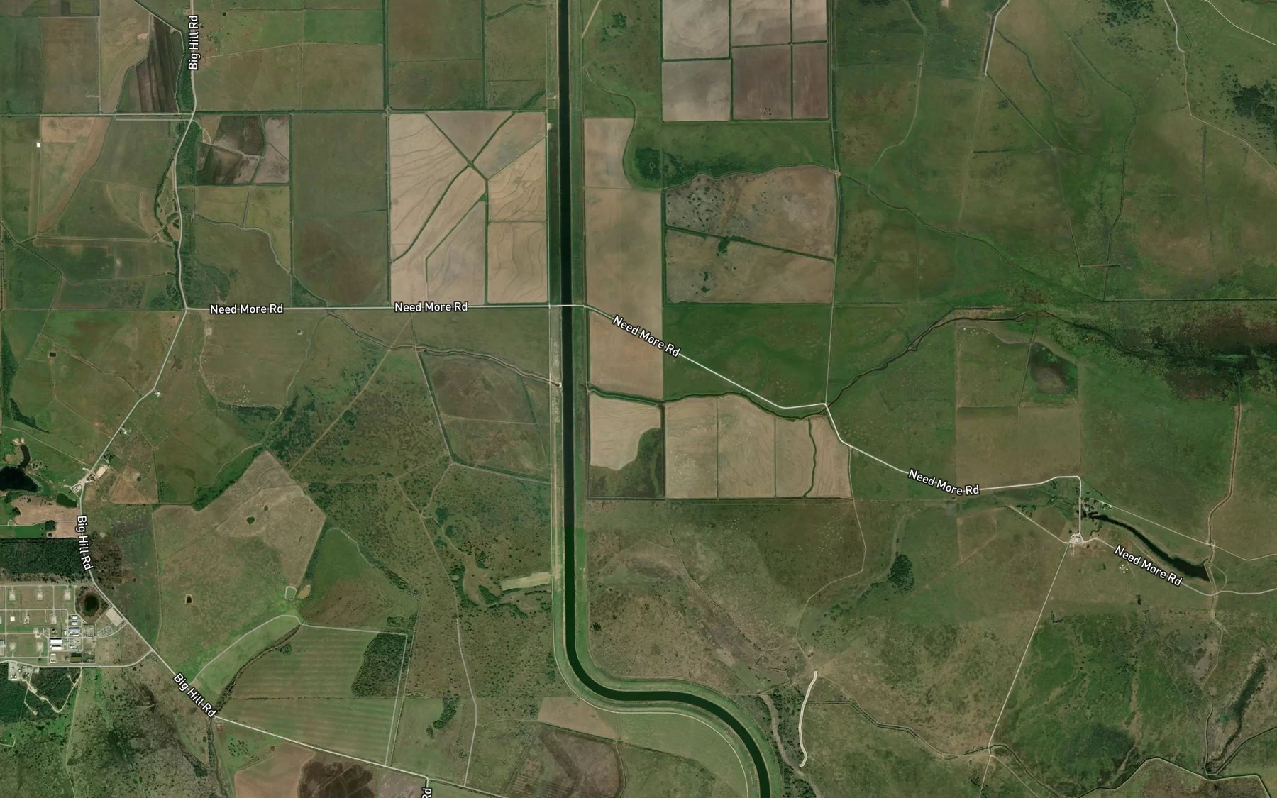 Satellite map of the Willow Slough