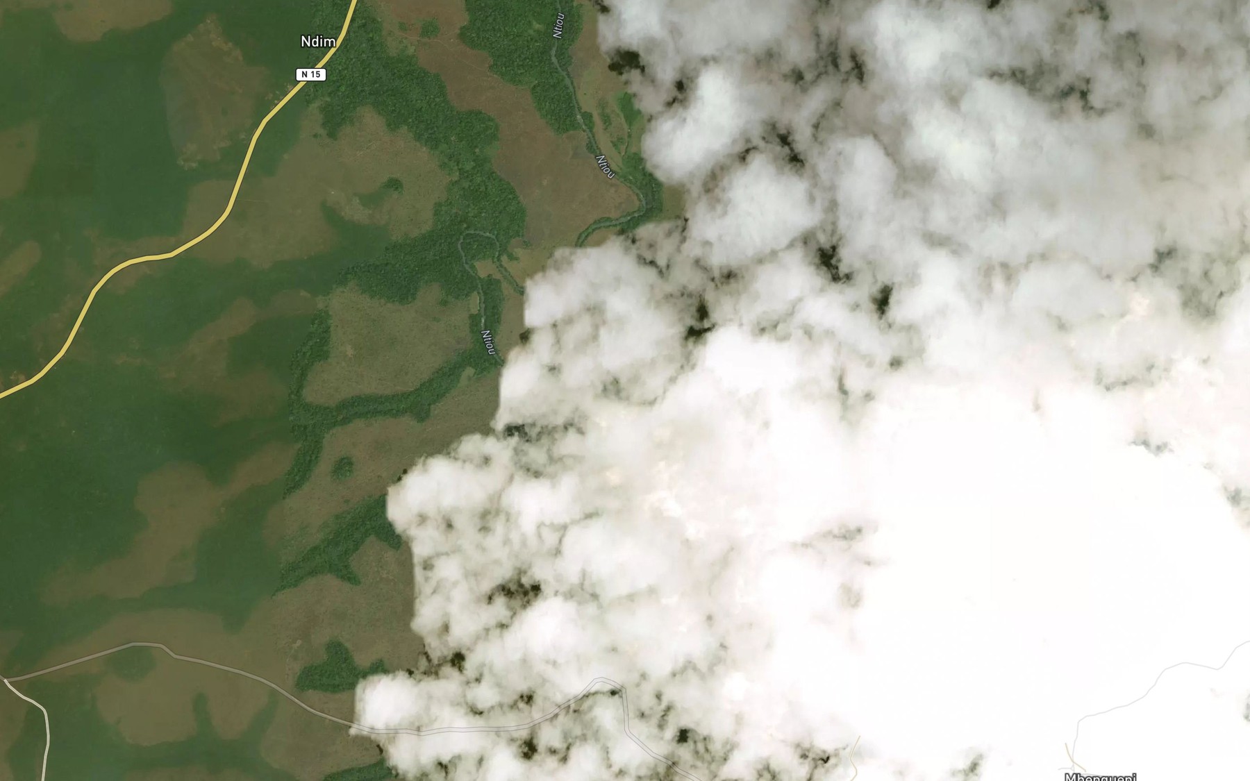 Satellite map of the Edou
