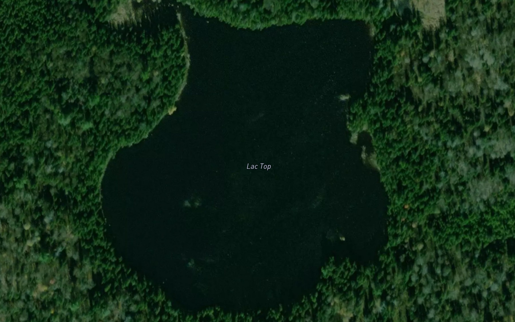 Satellite map of the Lac Top